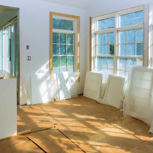 Preparation for installation for under construction